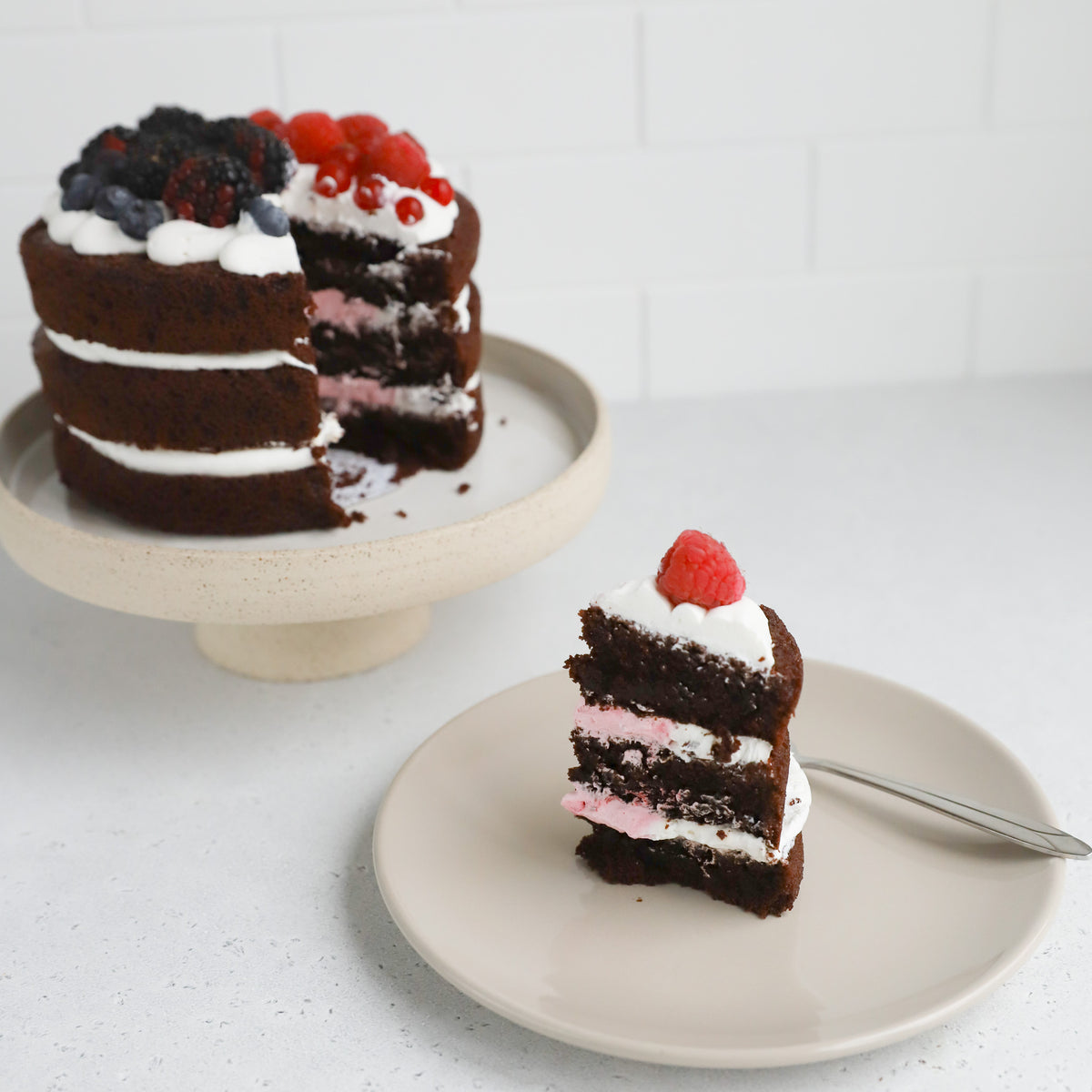 Gender Reveal Layer Cake