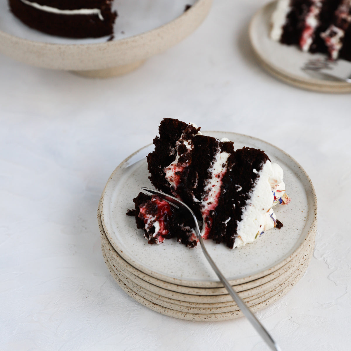 Choco-Cherry Layer Cake