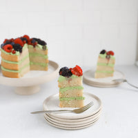 Matcha-Coconut Layer Cake