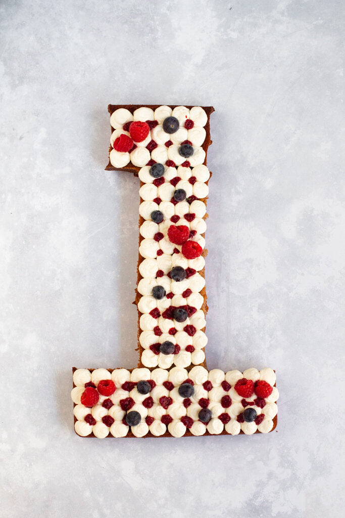 GF Number/Letter Cake