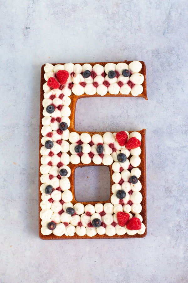 GF Number/Letter Cake